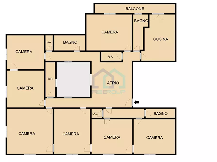 Immagine 3 di Appartamento in vendita  in Via Pietro Paleocapa 16 a Savona