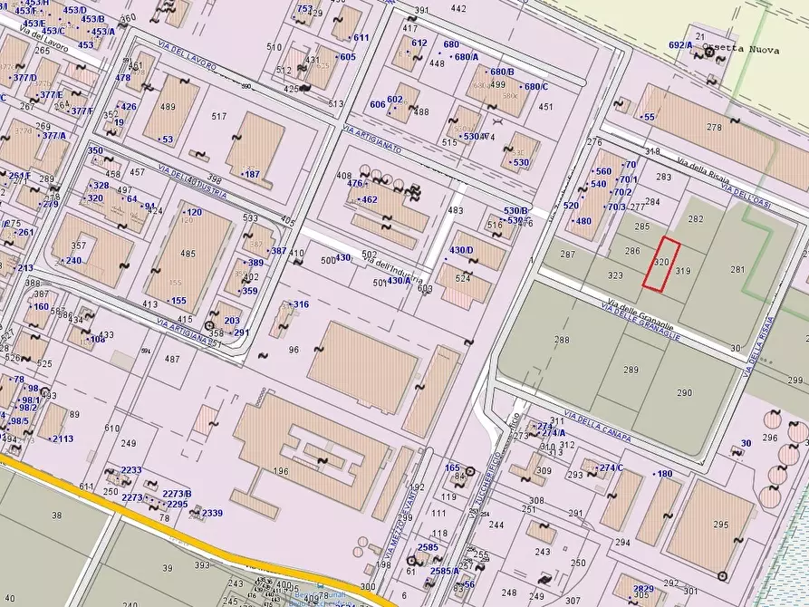 Immagine 3 di Terreno industriale in vendita  in Via della Risaia 238 a Crevalcore