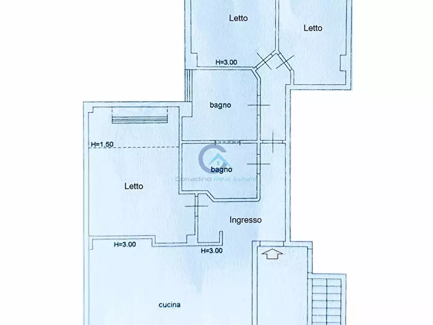 Immagine 15 di Attico in affitto  in Via Carlo Pisacane 22 a Catanzaro