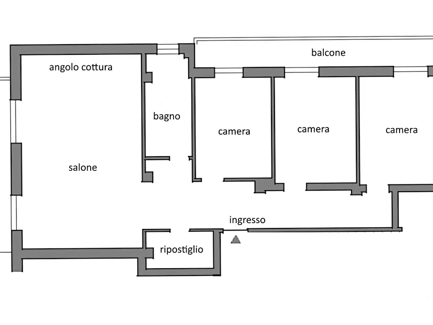 Immagine 45 di Trilocale in vendita  a Rapallo