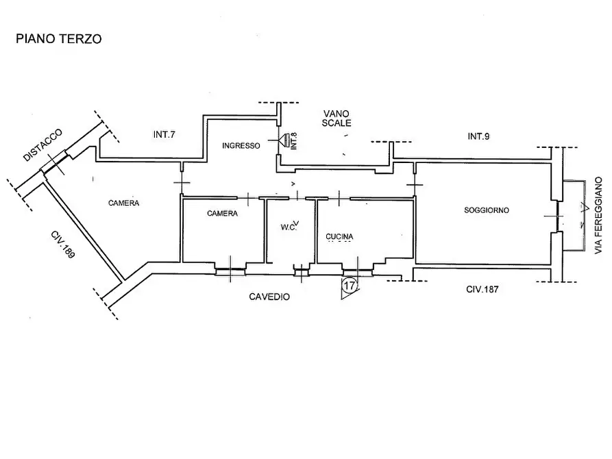 Immagine 2 di Pentalocale in vendita  in Via Fereggiano 185 a Genova