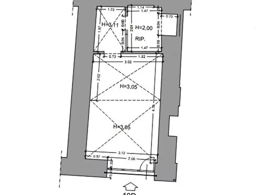 Immagine 2 di Garage in vendita  in Via Beata Chiara 10 a Genova