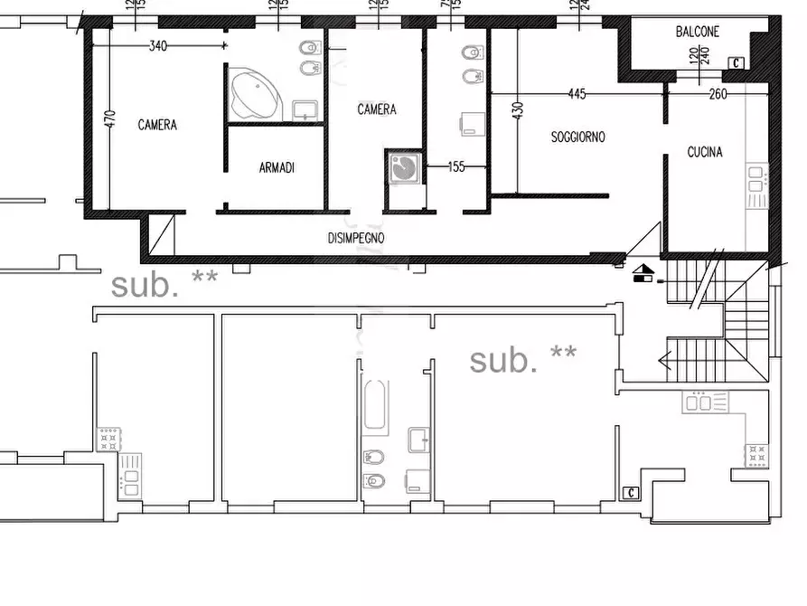 Immagine 8 di Pentalocale in vendita  in Via Fratelli Rosselli 26 a Sale