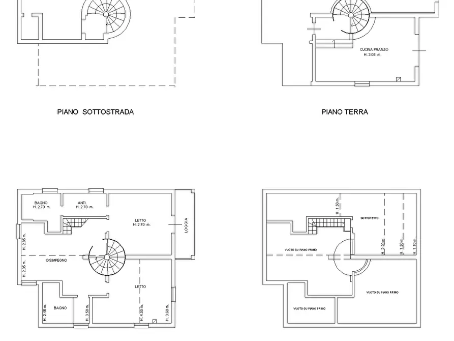 Immagine 8 di Porzione di casa in vendita  a Forli'