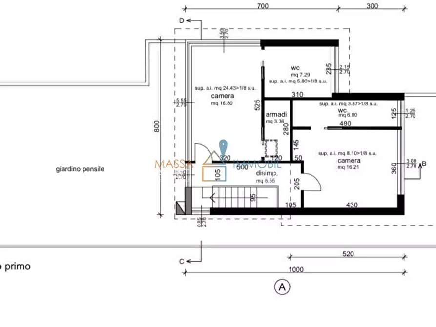 Immagine 21 di Villa in vendita  in Via Vaiana 91 a Pietrasanta