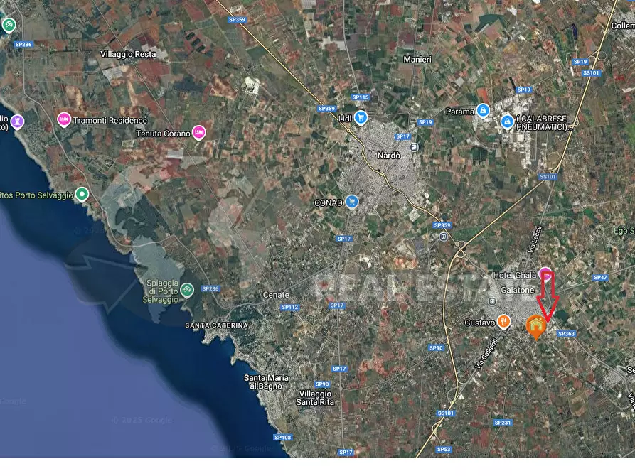 Immagine 26 di Villa in vendita  in Strada Comunale Castello Forcignano 26 a Galatone