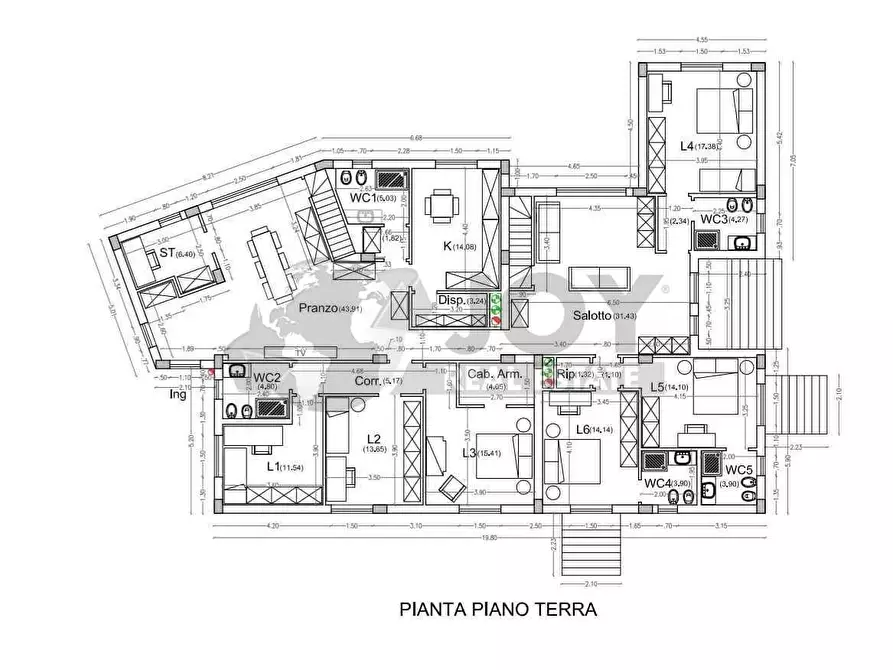 Immagine 13 di Villa in vendita  a Diamante