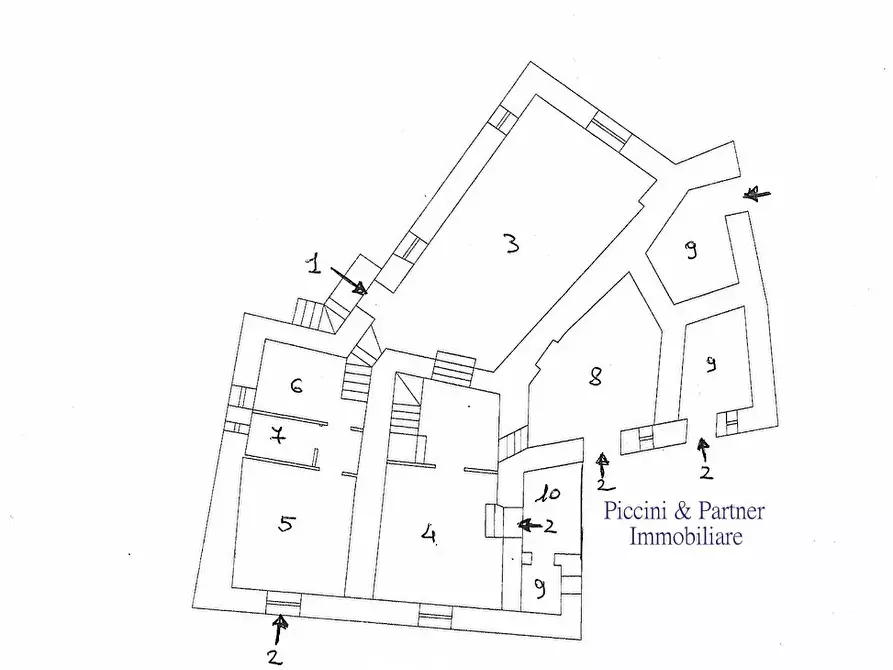 Immagine 83 di Rustico / casale in vendita  in Località Borgiano a Spoleto