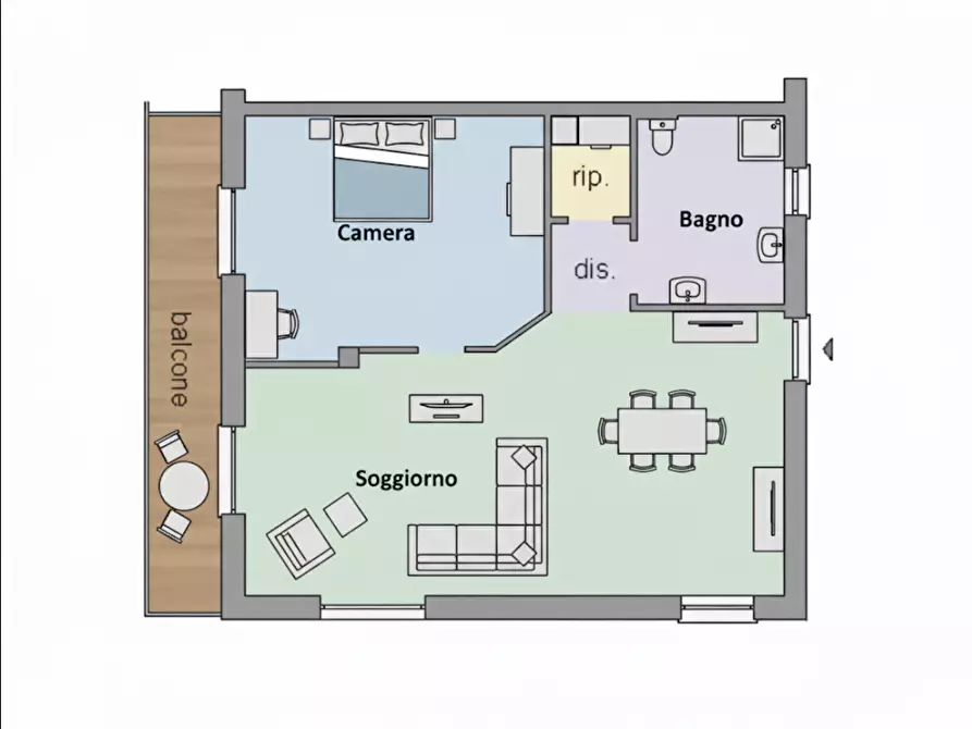 Immagine 46 di Bilocale in vendita  in Via Degli Orsolani 84 a Loano