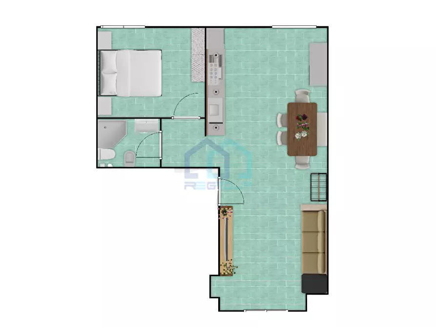 Immagine 17 di Bilocale in vendita  in Via Matteo Repetto 21 a Albissola Marina