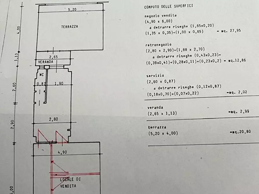 Immagine 8 di Locale commerciale in vendita  in Via Stefano Buonsignori a Firenze