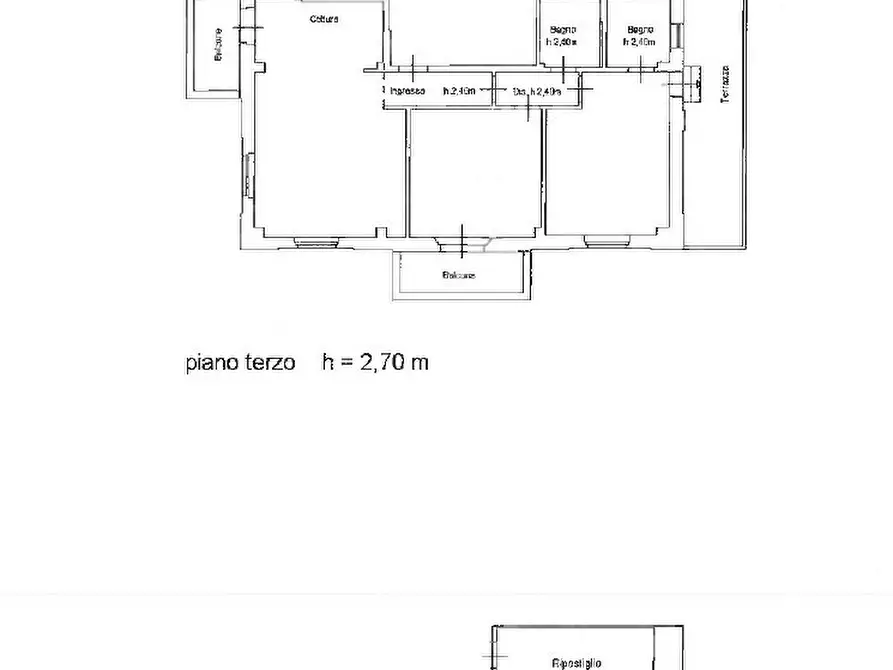 Immagine 24 di Quadrilocale in vendita  in Via Nazario Sauro a Camaiore