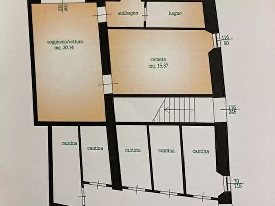 Immagine 4 di Casa indipendente in vendita  a Vicopisano