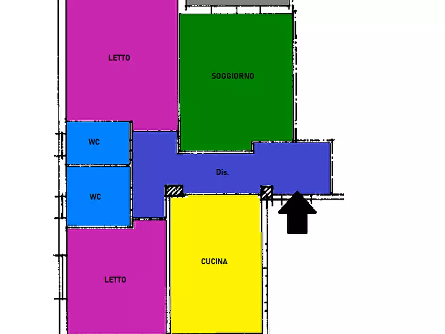 Immagine 2 di Trilocale in vendita  in Via Michelangelo Buonarroti a Monopoli