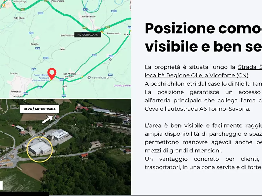 Immagine 4 di Attività artigianale in affitto  in SS28 28 a Vicoforte