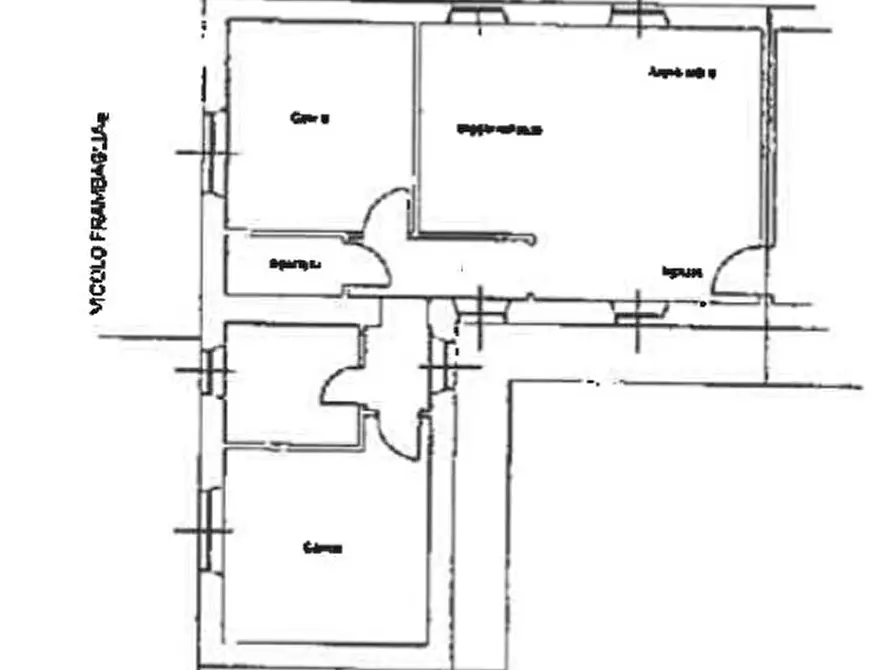 Immagine 2 di Quadrilocale in vendita  in Vicolo Frambaglia 3 a Castelnuovo Scrivia