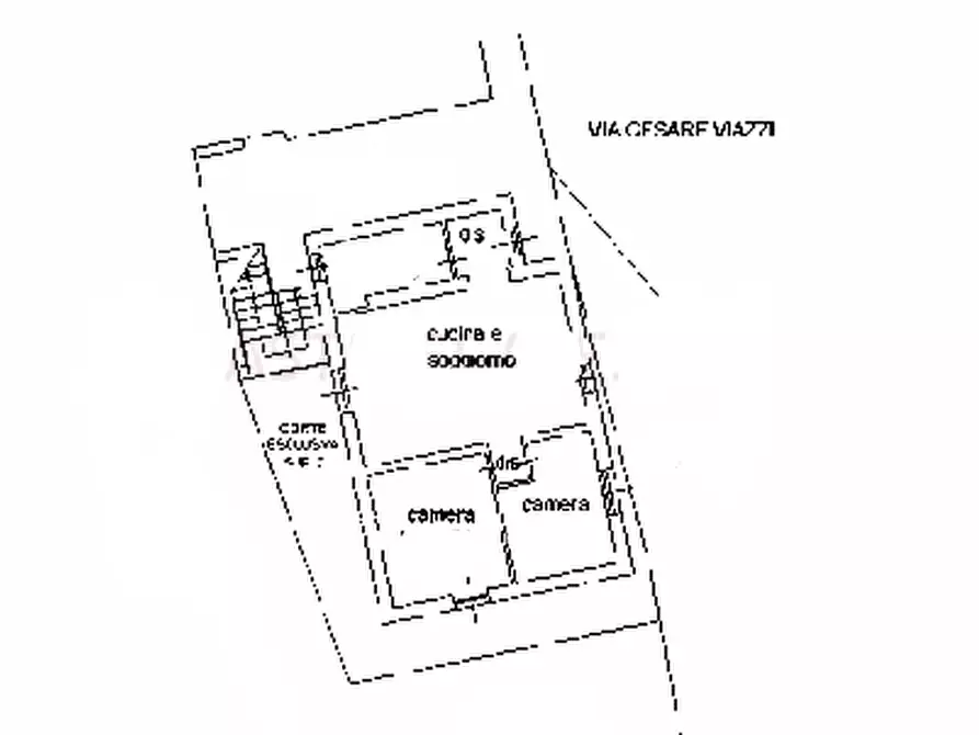 Immagine 2 di Quadrilocale in vendita  in Via Cesare Viazzi 7 a Predosa