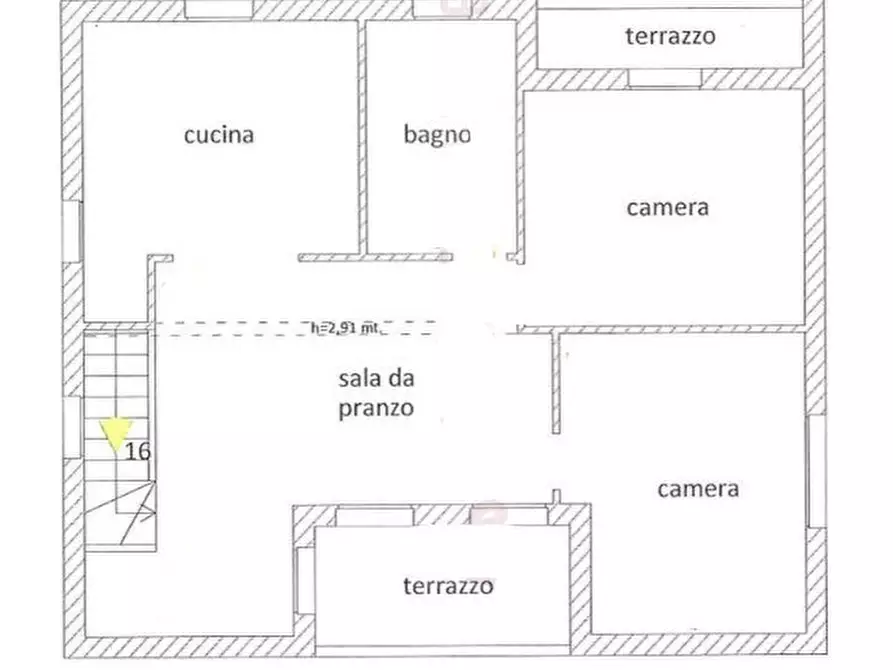 Immagine 2 di Porzione di casa in vendita  in Via San Simone 6 a Albenga