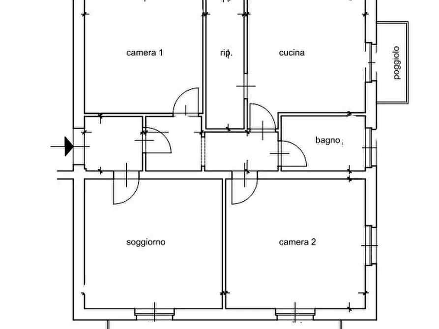 Immagine 2 di Pentalocale in vendita  in Via Petronio 138 a Sestri Levante