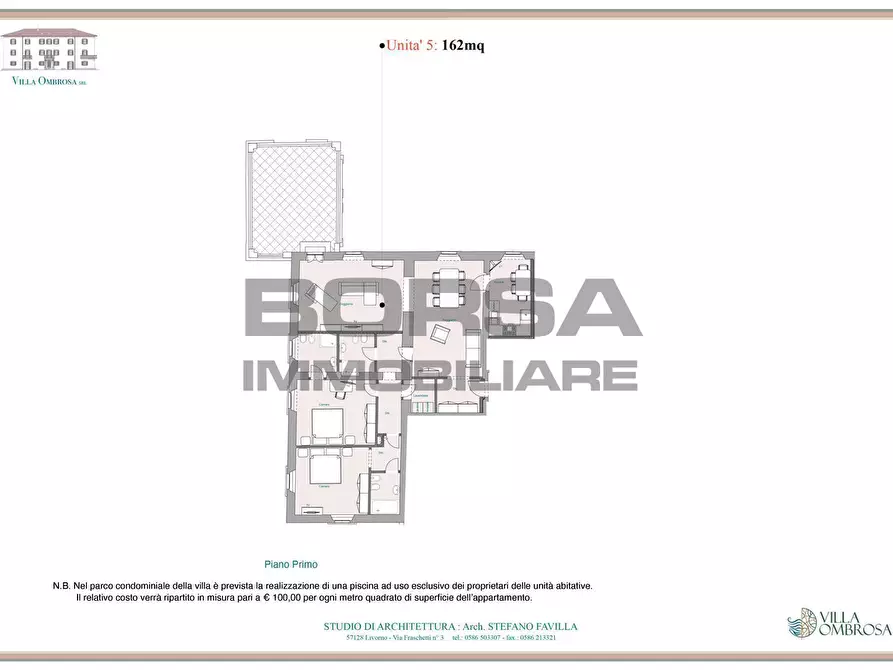 Immagine 3 di Appartamento in vendita  in Via Ombrosa 8 a Livorno