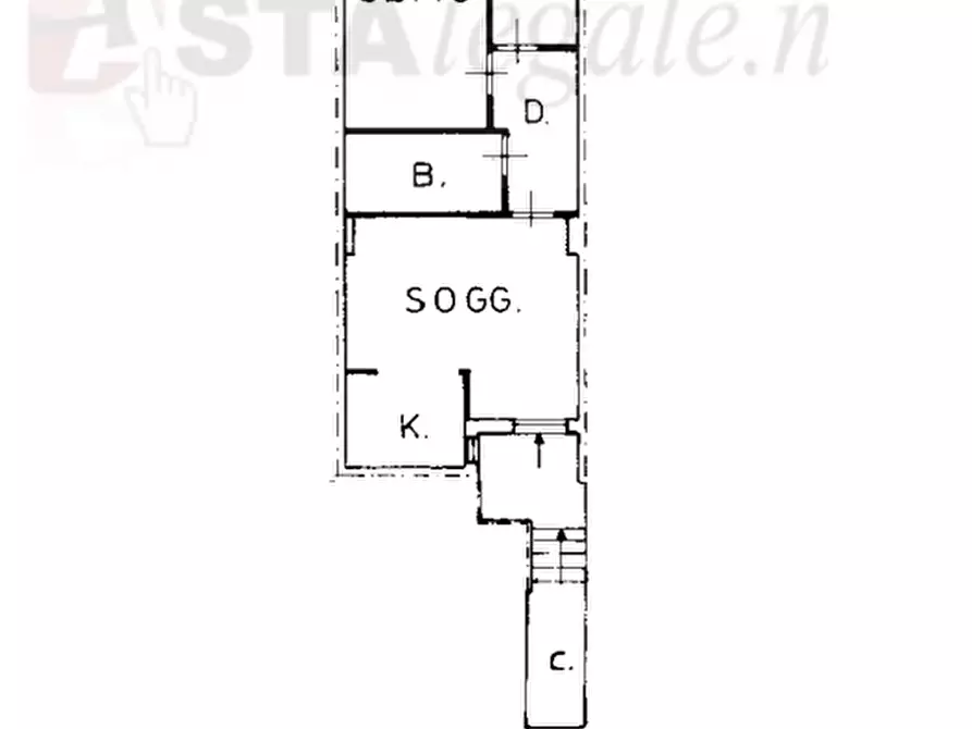 Immagine 5 di Bilocale in vendita  a Ravenna