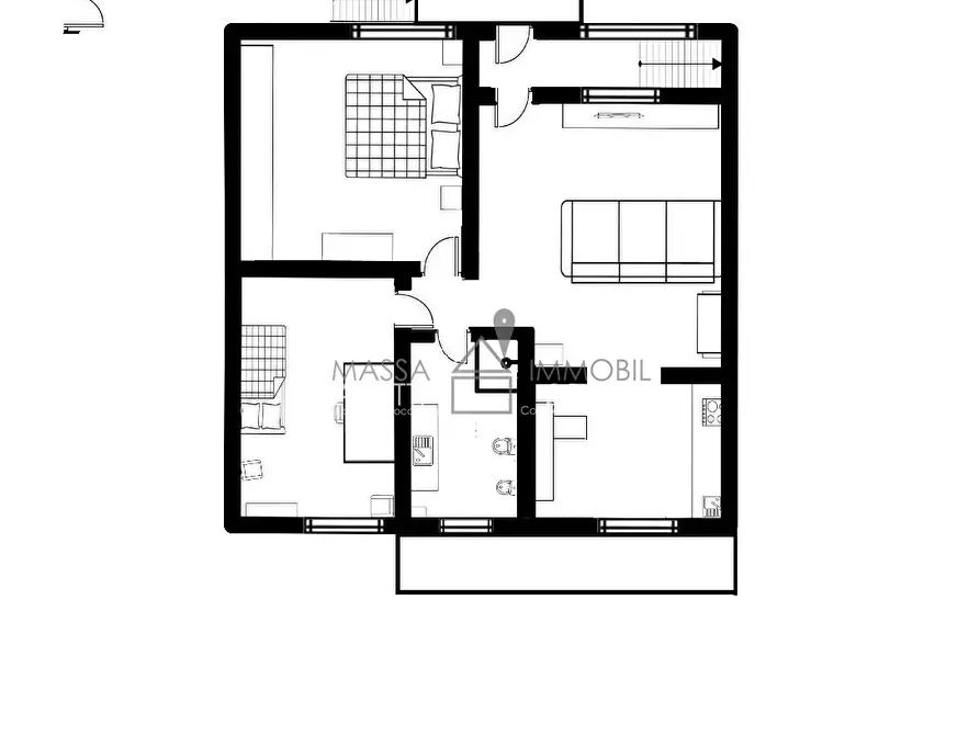 Immagine 29 di Pentalocale in vendita  in Via Flavio Torello Baracchini 29 a Massa