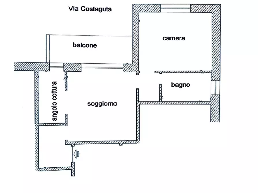 Immagine 15 di Bilocale in vendita  in Via Costaguta 76 a Rapallo