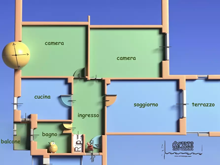 Immagine 19 di Quadrilocale in vendita  in Via Villebone 39 a Diano Marina
