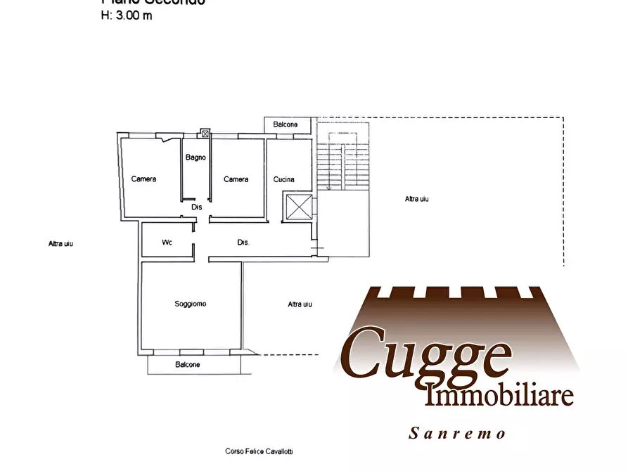 Immagine 21 di Quadrilocale in vendita  in Corso Cavallotti 209 a San Remo