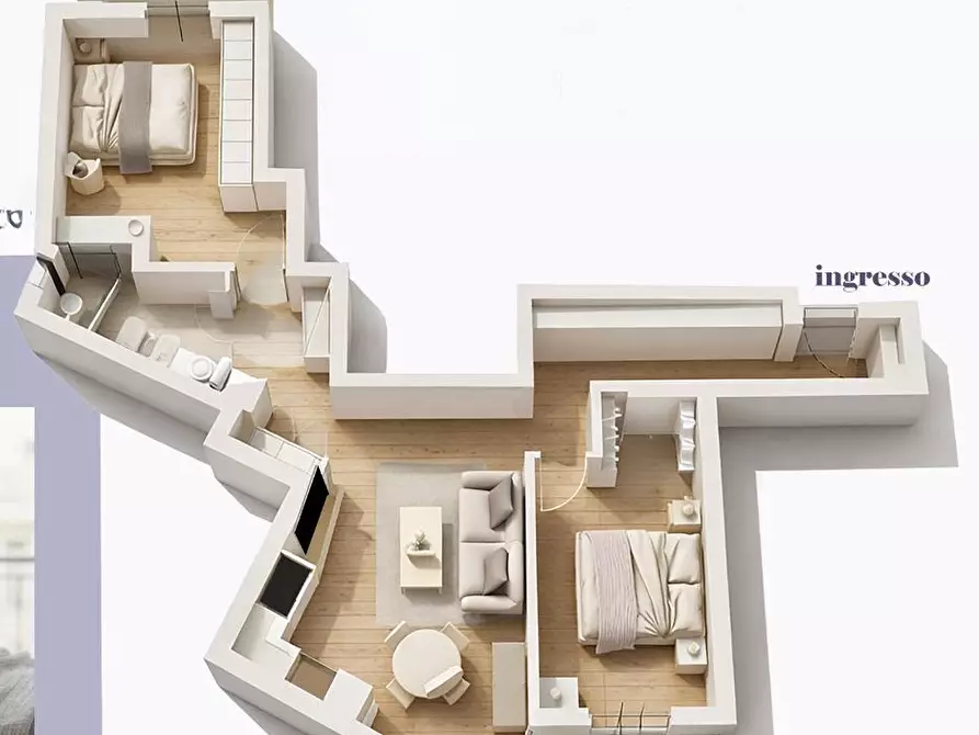 Immagine 16 di Trilocale in vendita  in Via Baracchini a Firenze