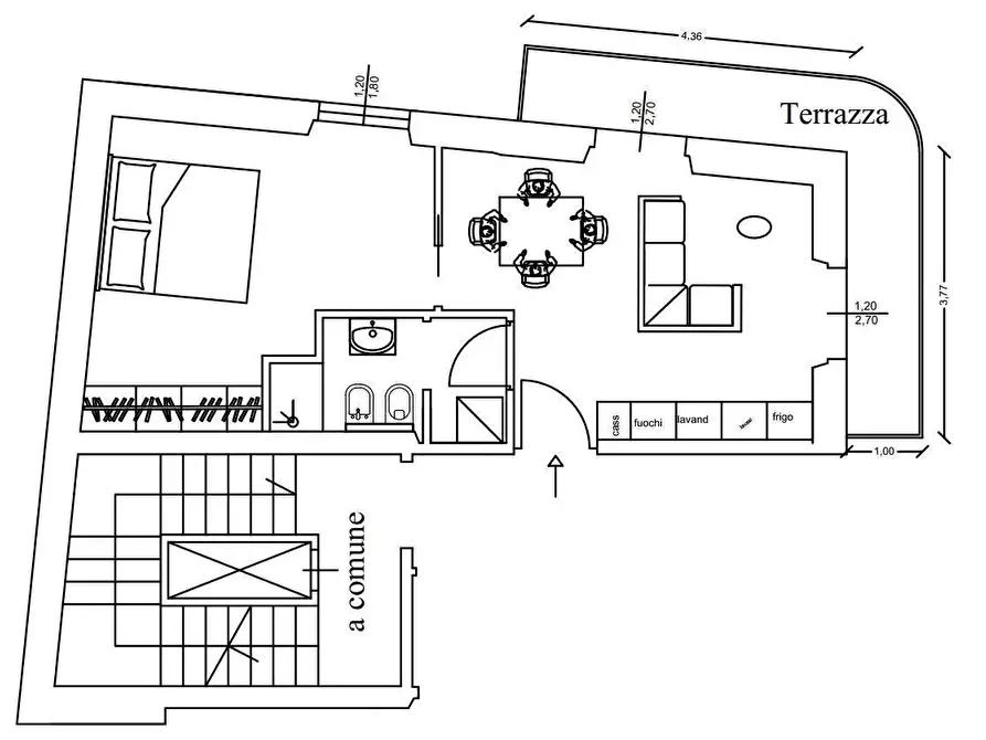 Immagine 11 di Bilocale in vendita  in Via Fontebuoni a Firenze