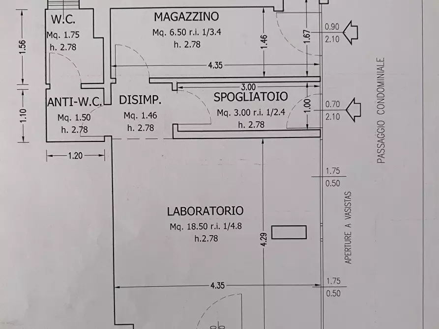 Immagine 11 di Locale commerciale in vendita  in Via Odoardo Borrani a Firenze
