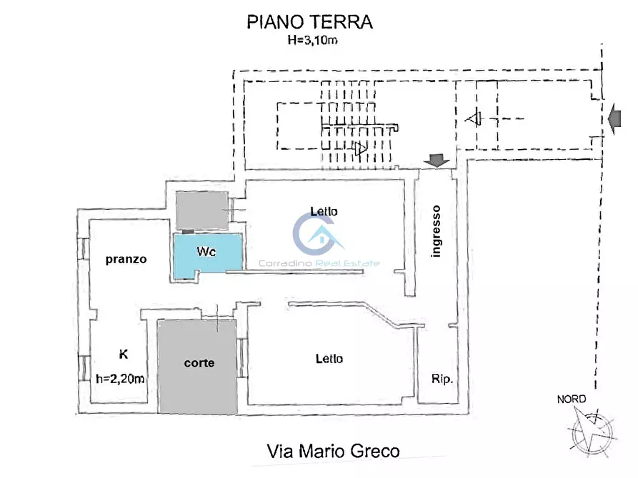 Immagine 14 di Trilocale in vendita  in Via Mario Greco 61 a Catanzaro