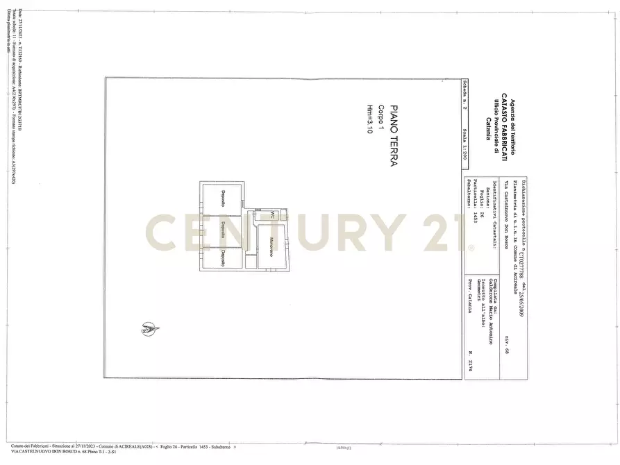 Immagine 104 di Rustico / casale in vendita  in Via Castelnuovo Don Bosco 68 a Acireale