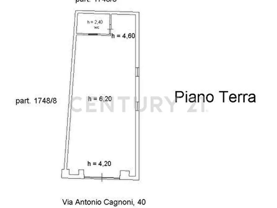 Immagine 40 di Bilocale in vendita  in Via Antonio Cagnoni 40 a Catania