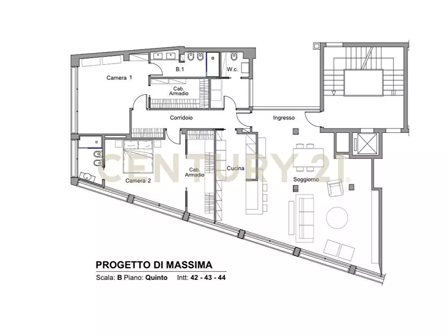 Immagine 38 di Quadrilocale in vendita  in Via dell'Olmata 30 a Roma