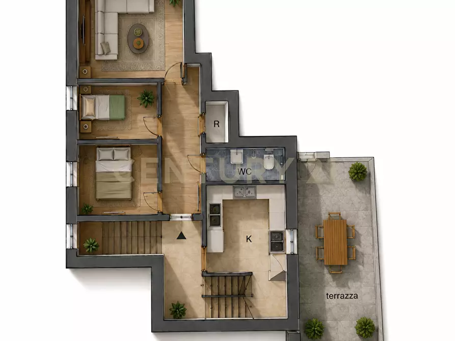 Immagine 49 di Quadrilocale in vendita  in Via Croce 72 a Aci Catena