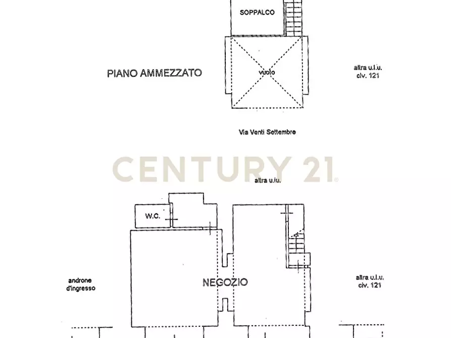 Immagine 16 di Attività commerciale in affitto  in Via Venti Settembre 119-120 a Roma