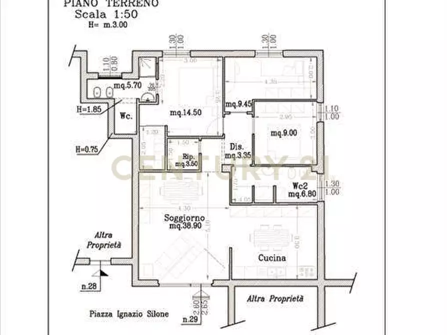 Immagine 6 di Pentalocale in vendita  in Piazza Silone Ignazio 29 a Capalbio