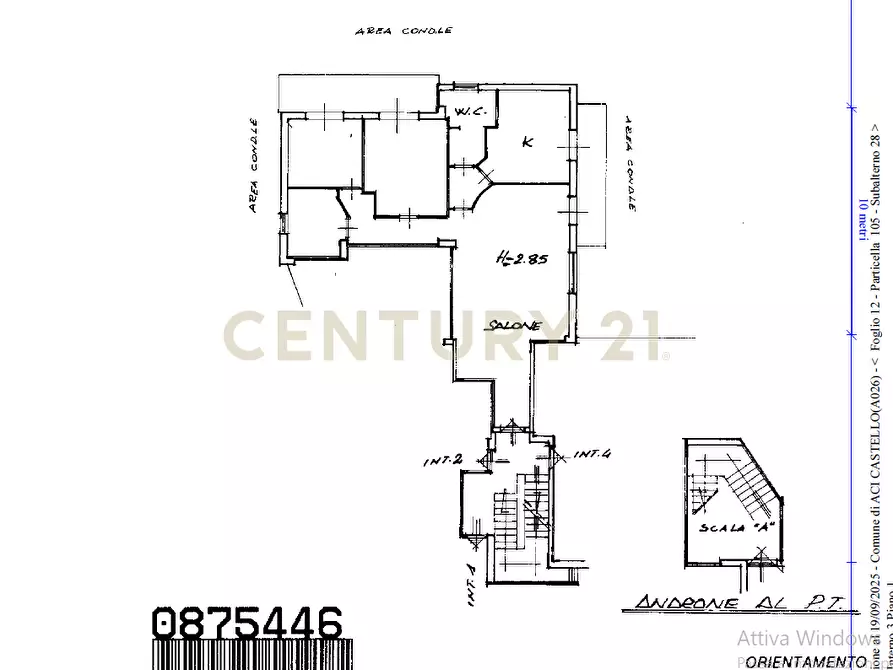 Immagine 43 di Appartamento in vendita  in Via Firenze 99 a Aci Castello