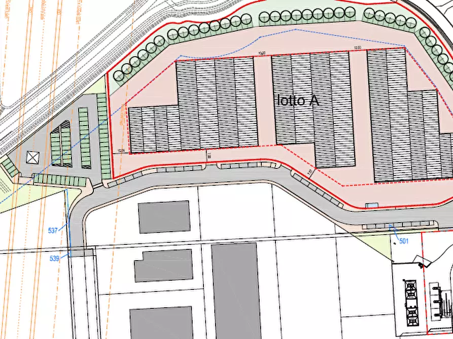 Immagine 4 di Terreno industriale in vendita  a Noceto
