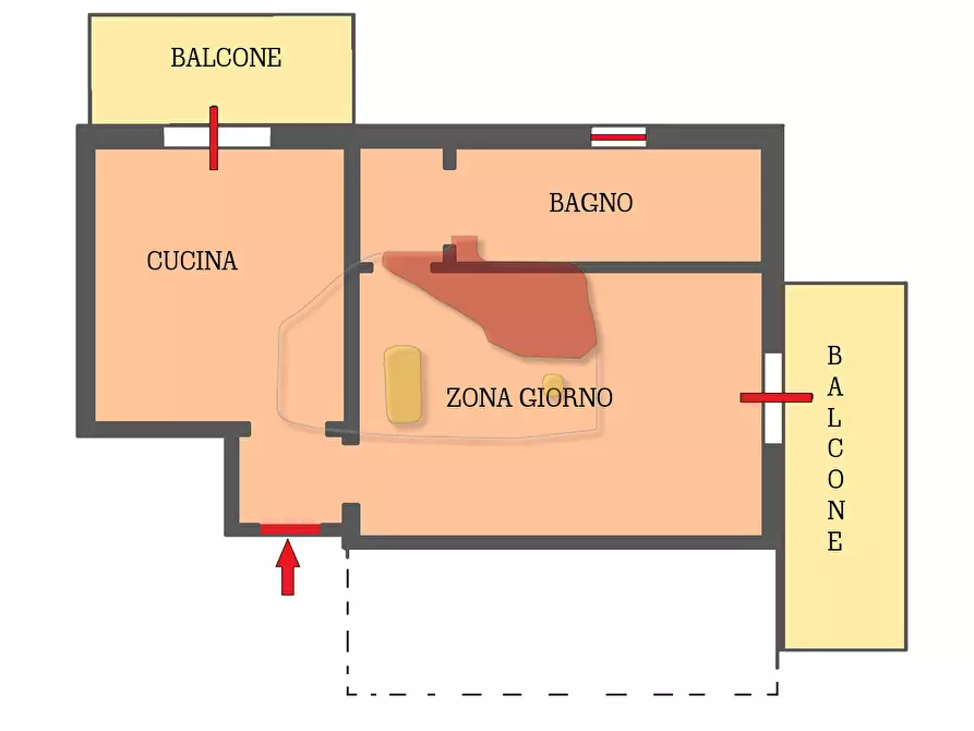 Immagine 15 di Monolocale in vendita  in Strada Solaro 121 a San Remo