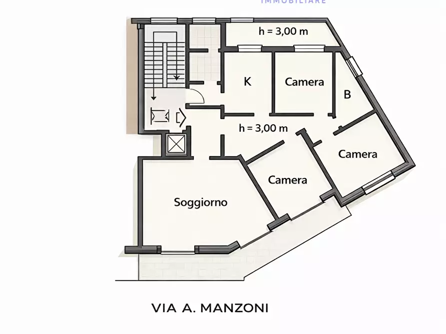 Immagine 17 di Pentalocale in vendita  in Via Alessandro Manzoni 209 a Napoli