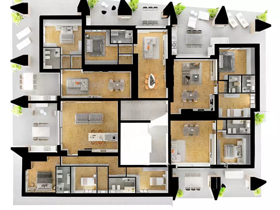 Immagine 15 di Bilocale in vendita  in Via Giammatteo a Lecce