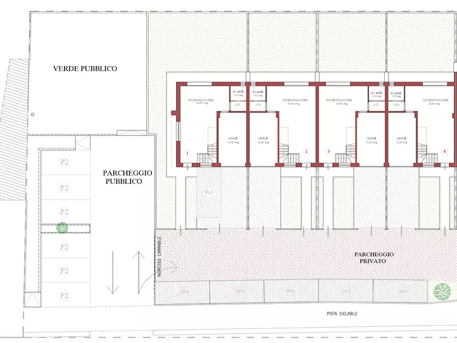 Immagine 12 di Casa indipendente in vendita  in Via Bibbiena a Cesena