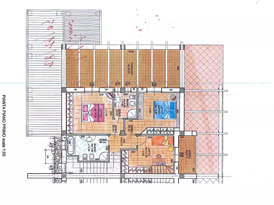 Immagine 25 di Porzione di casa in vendita  in via del Confine 3532 a Cesena