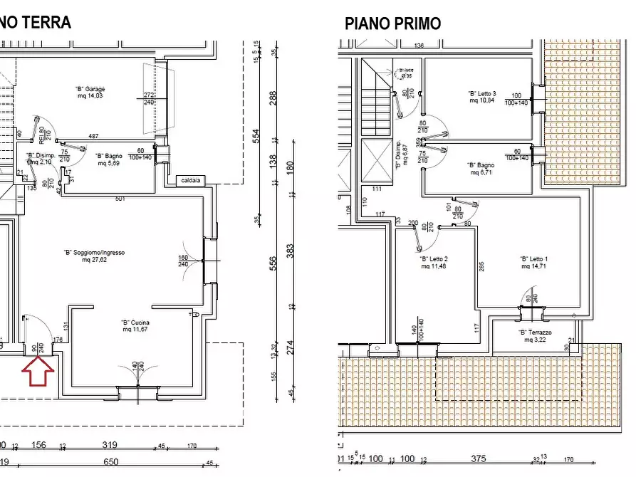 Immagine 3 di Villetta a schiera in vendita  a Rovigo
