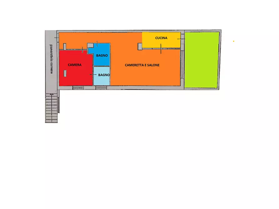 Immagine 18 di Bilocale in vendita  in Via Giuseppe De Caro 52 a Salerno