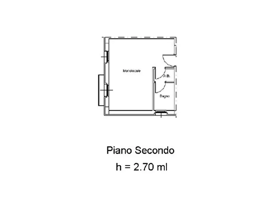 Immagine 7 di Monolocale in vendita  a San Benedetto Del Tronto