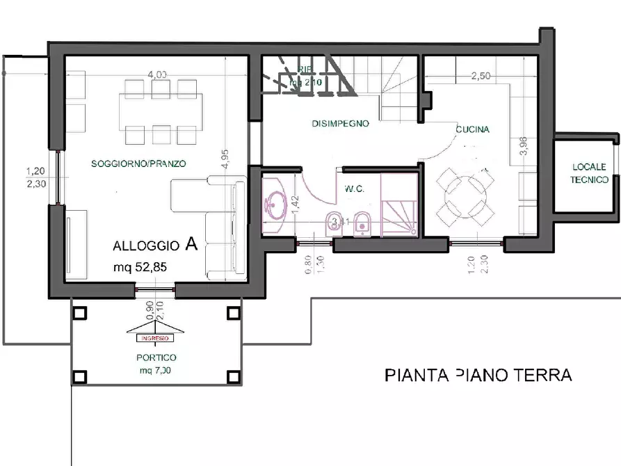 Immagine 25 di Casa trifamiliare in vendita  in Via Bologna 17 a Castelnuovo Magra